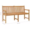  tömör tíkfa kerti pad 150 cm