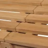  tömör tíkfa kerti pad 228 cm