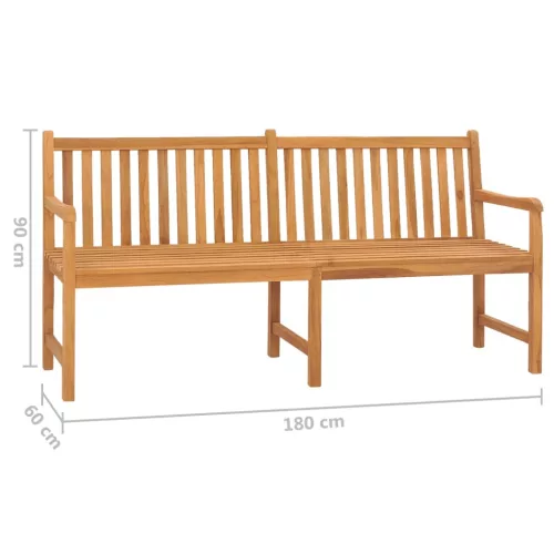  tömör tíkfa kerti pad 180 cm