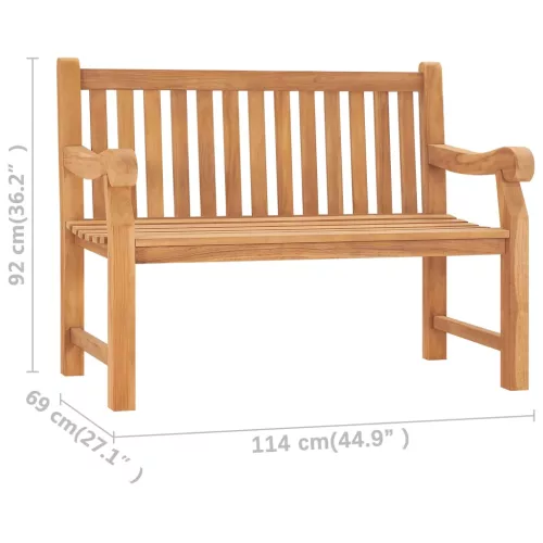  tömör tíkfa kerti pad 114 cm