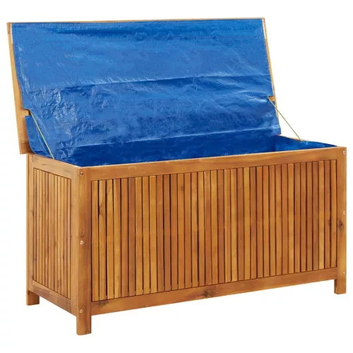  tömör akácfa kerti tárolóláda 113 x 50 x 58 cm