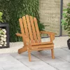  tömör akácfa kerti adirondack szék