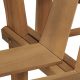 VID fa köré építhető fél- tömör akácfa pad