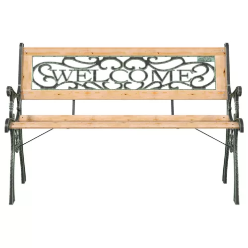  tömör fenyőfa kerti pad 122 cm