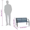  szürke kínai fenyőfa kerti pad gyermekeknek 81 cm
