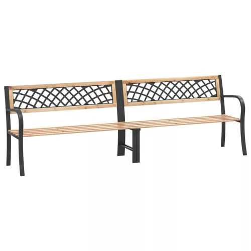  két kínai fenyőfa kerti pad 238 cm