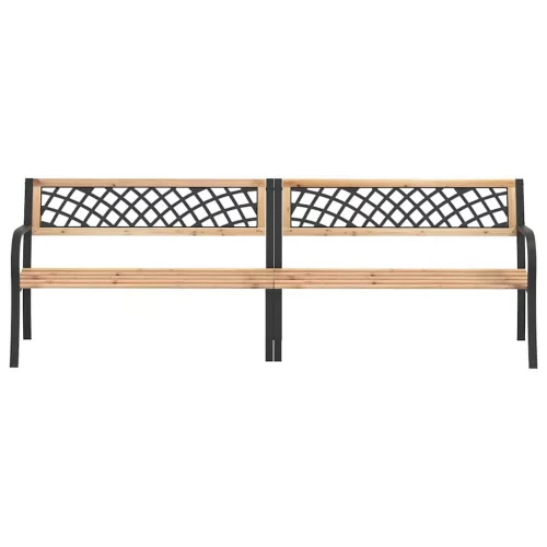  két kínai fenyőfa kerti pad 238 cm