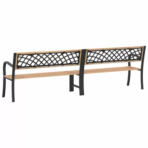  két kínai fenyőfa kerti pad 238 cm