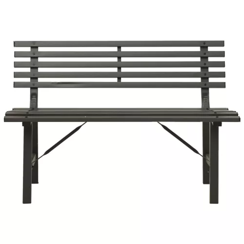  fekete acél kerti pad 110 cm