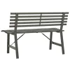  fekete acél kerti pad 110 cm