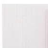  fehér kétoldalas kerti kerítés 110 x 400 cm