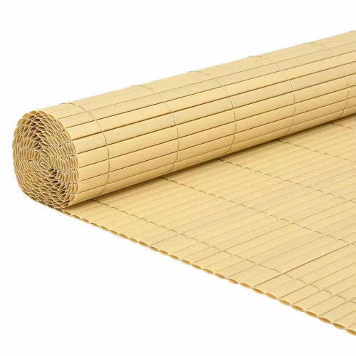  sárga kétoldalas kerti kerítés 110 x 400 cm