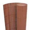  barna kétoldalas kerti kerítés 110 x 400 cm