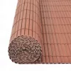  barna kétoldalas kerti kerítés 110 x 400 cm