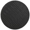  fekete polyrattan teázóasztal 45 cm