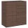  barna polyrattan kerti párnatartó doboz 100 x 49 x 103,5 cm