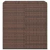  barna polyrattan kerti párnatartó doboz 100 x 49 x 103,5 cm