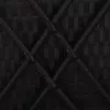  fekete polyrattan átalakítható napozóágy párnákkal