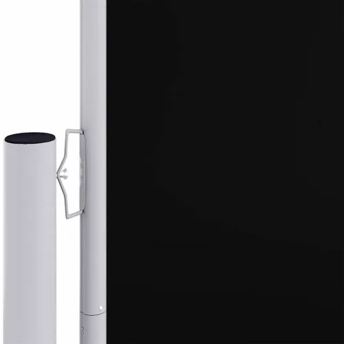  fekete behúzható oldalsó napellenző 180 x 600 cm