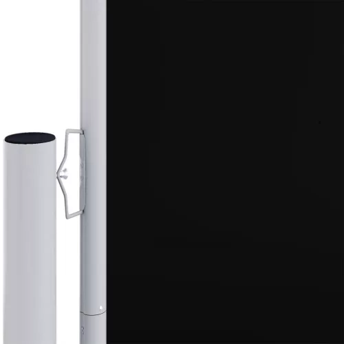  fekete behúzható oldalsó napellenző 180 x 1000 cm