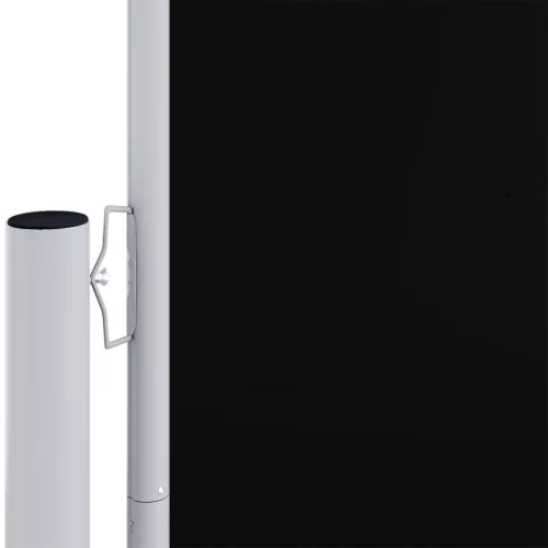  fekete behúzható oldalsó napellenző 200 x 1000 cm