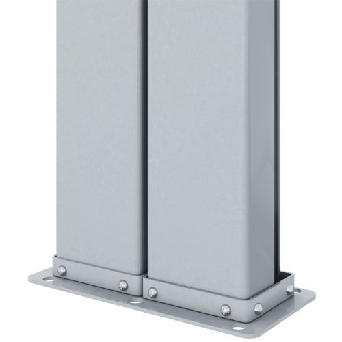  antracitszürke behúzható oldalsó napellenző 200 x 1000 cm