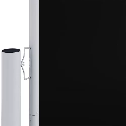  fekete behúzható oldalsó napellenző 220 x 1000 cm