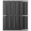  szürke WPC kertkapu 100 x 112 cm