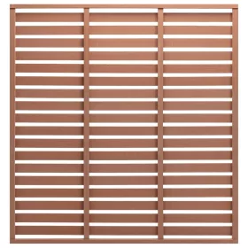  barna WPC kerítéspanel 180 x 180 cm