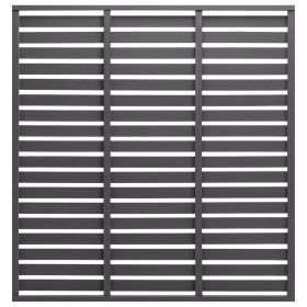  szürke WPC kerítéspanel 180 x 180 cm