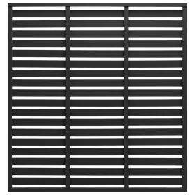  fekete WPC kerítéspanel 180 x 180 cm