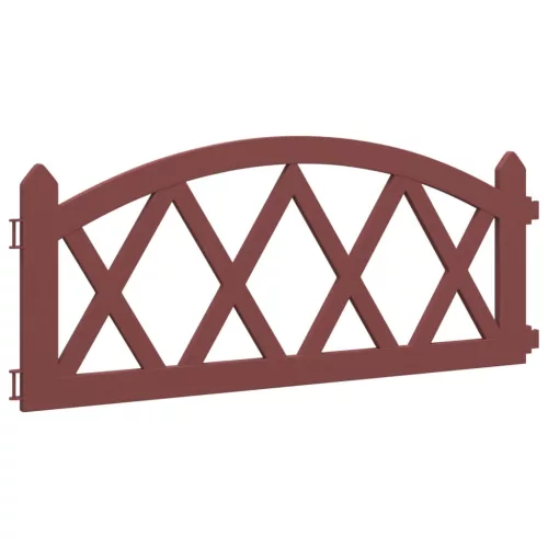  17 db piros polipropilén gyepszegély 10 m