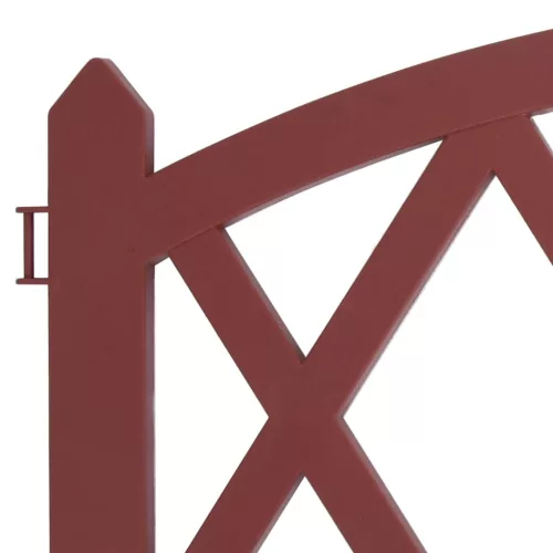  17 db piros polipropilén gyepszegély 10 m