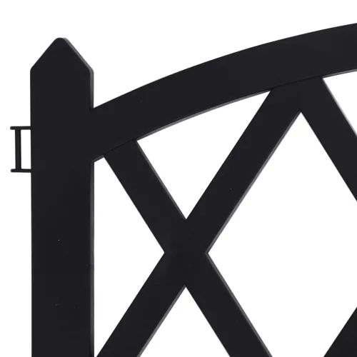  17 db fekete polipropilén gyepszegély 10 m