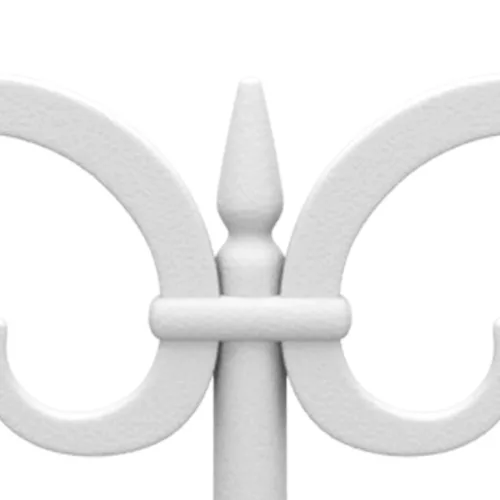  17 db fehér polipropilén gyepszegély 10 m