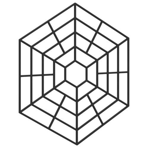  40 db fekete polipropilén tóvédő