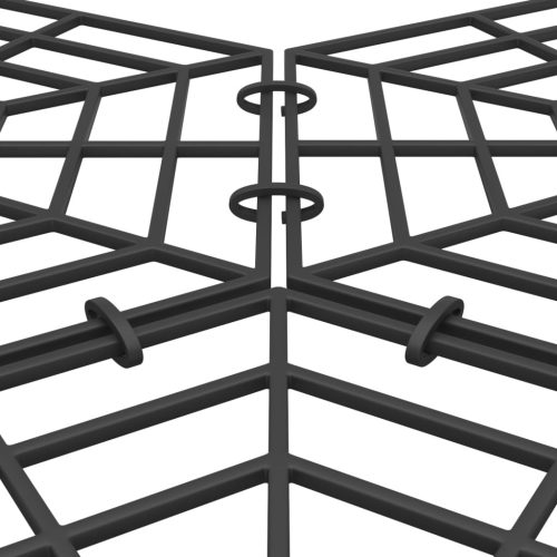  40 db fekete polipropilén tóvédő