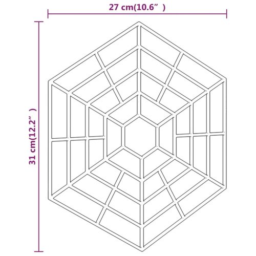  40 db fekete polipropilén tóvédő