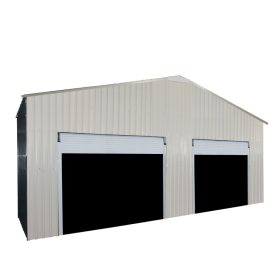   LOBO GLORIOSO 19,61M2 STABILNA METALNA VRTNA KUĆICA/GARAŽA SA DVA ULAZA, ULAZ XXL VELIČINE