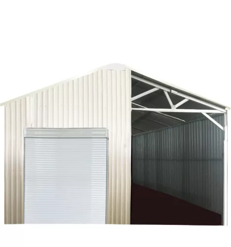LOGOGLORIOSO XXL DOUBLE GARAGE 7,66×9,98M WITH REMOTE ELECTRIC DOORS