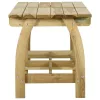 impregnált fenyőfa kerti asztal 220 x 74 x 75 cm