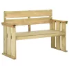  impregnált fenyőfa kerti pad 121 cm