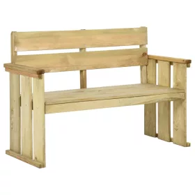  impregnált fenyőfa kerti pad 121 cm