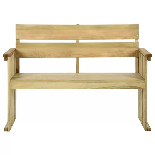  impregnált fenyőfa kerti pad 121 cm