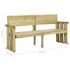  impregnált fenyőfa kerti pad 172 cm