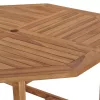  tömör tíkfa kerti étkezőasztal 110 x 110 x 75 cm