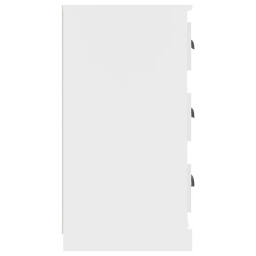  2 db fehér szerelt fa tálalószekrény