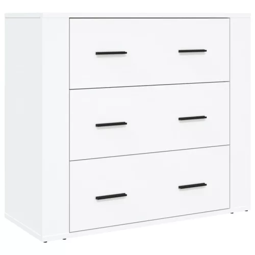  fehér szerelt fa magasszekrény