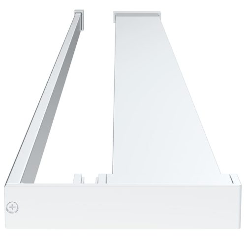  króm ESG üveg és alumínium zuhanyfal polccal 100 x 195 cm