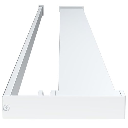  króm ESG üveg és alumínium zuhanyfal polccal 100 x 195 cm